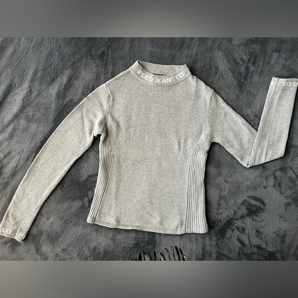 Polo Jeans Co | long sleeve sweater | size S US | light grey